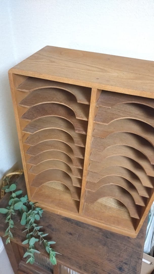 アンティーク　レターラック　棚