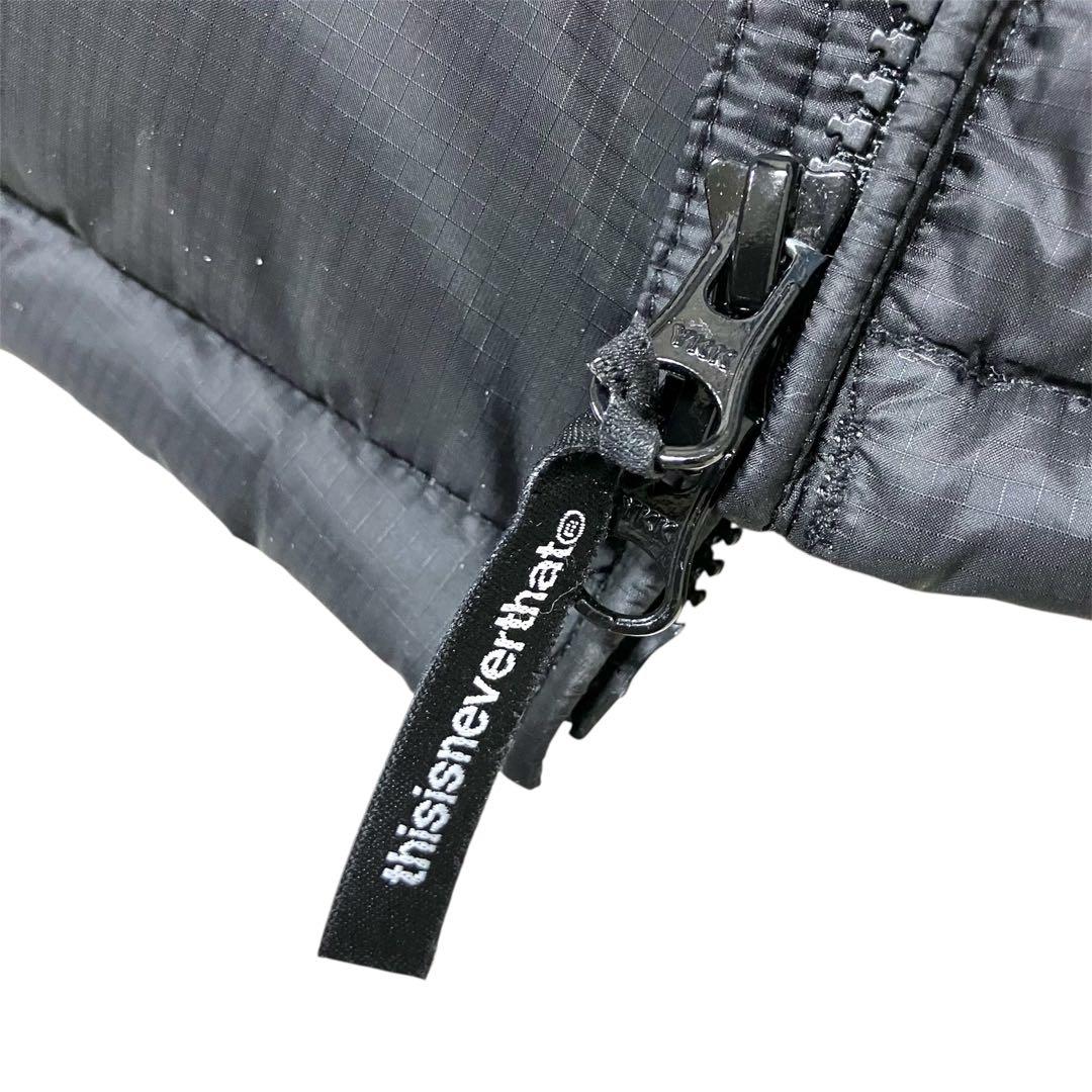 【美品】thisisneverthat ダウンベスト　ダウン　ネバザ　黒