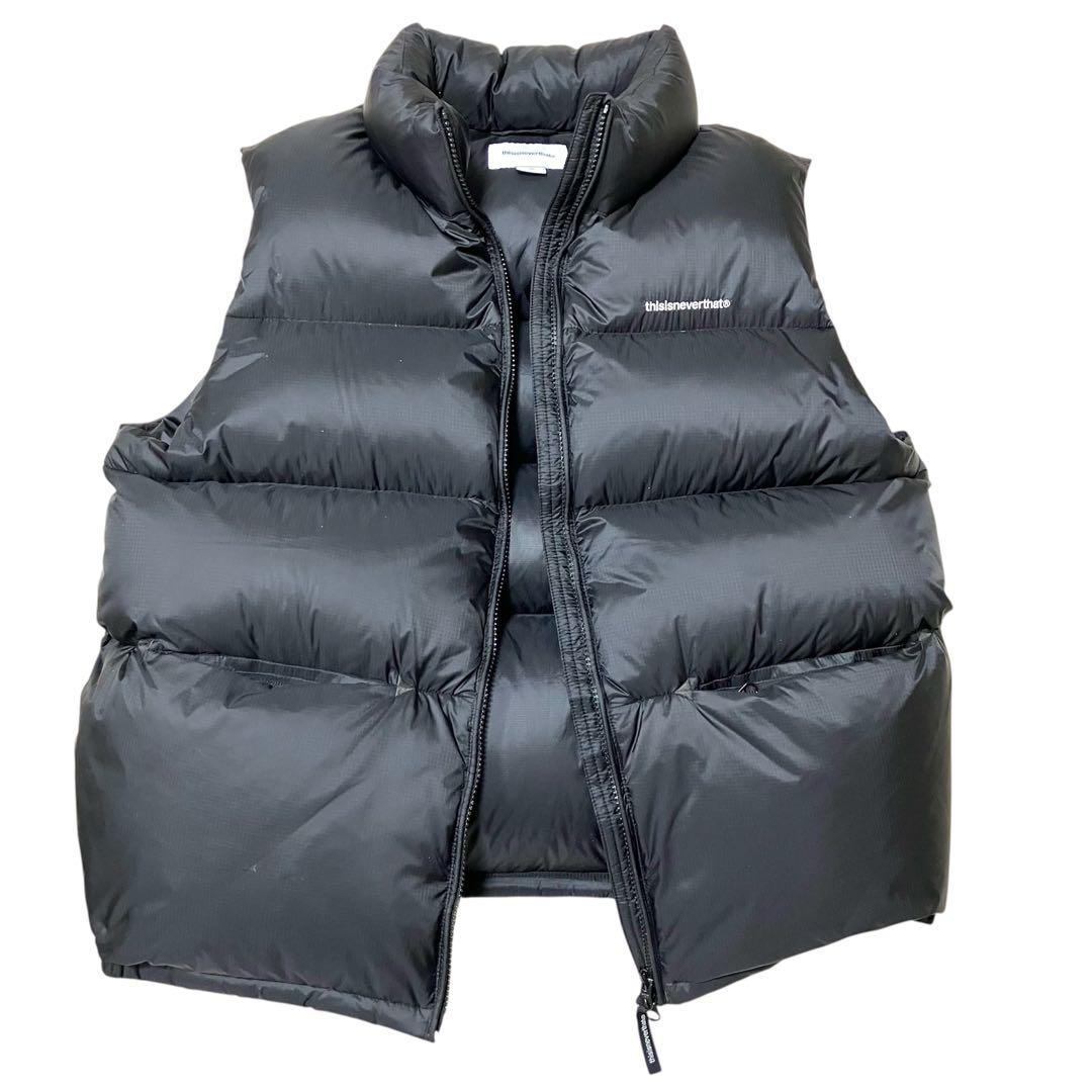 【美品】thisisneverthat ダウンベスト　ダウン　ネバザ　黒
