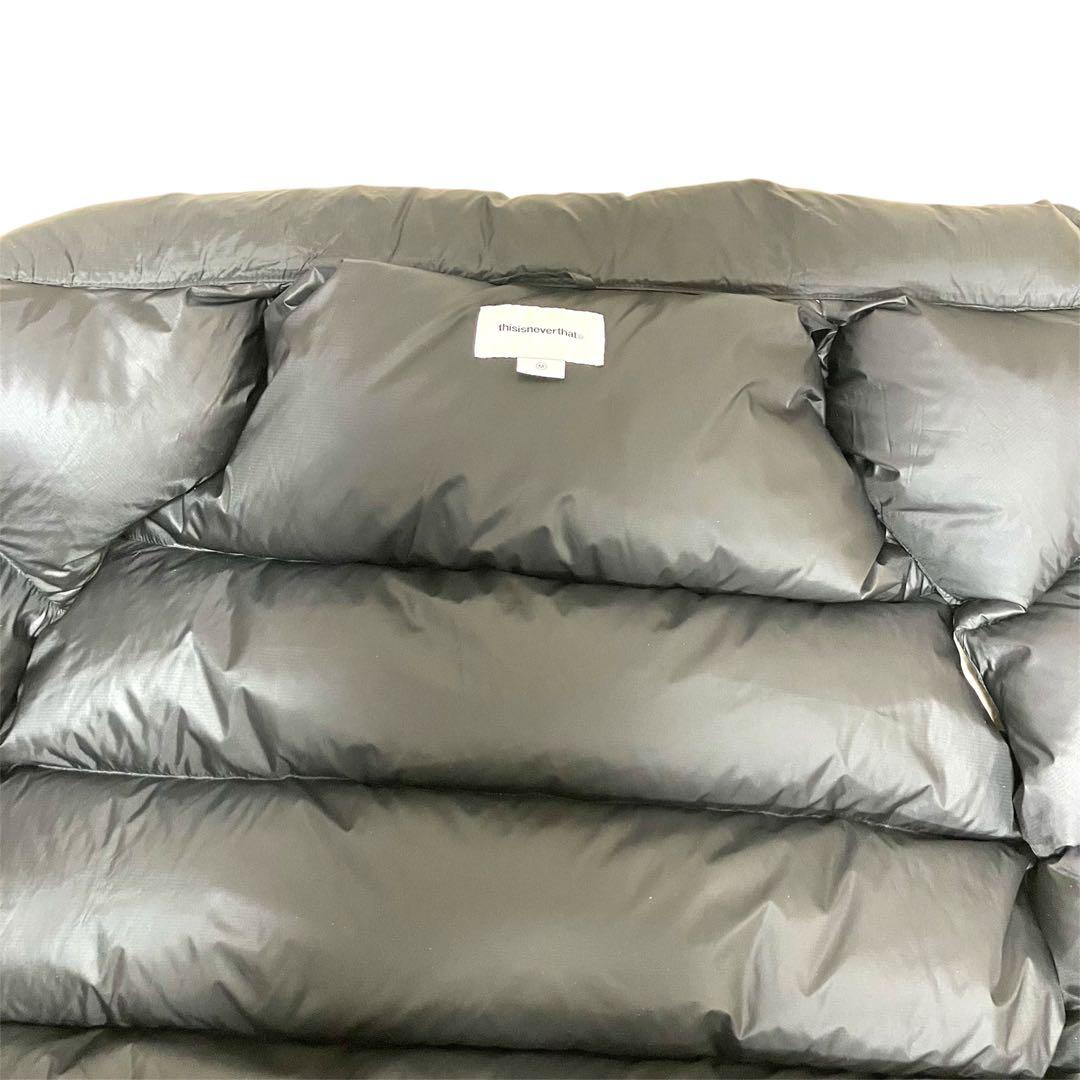 【美品】thisisneverthat ダウンベスト　ダウン　ネバザ　黒