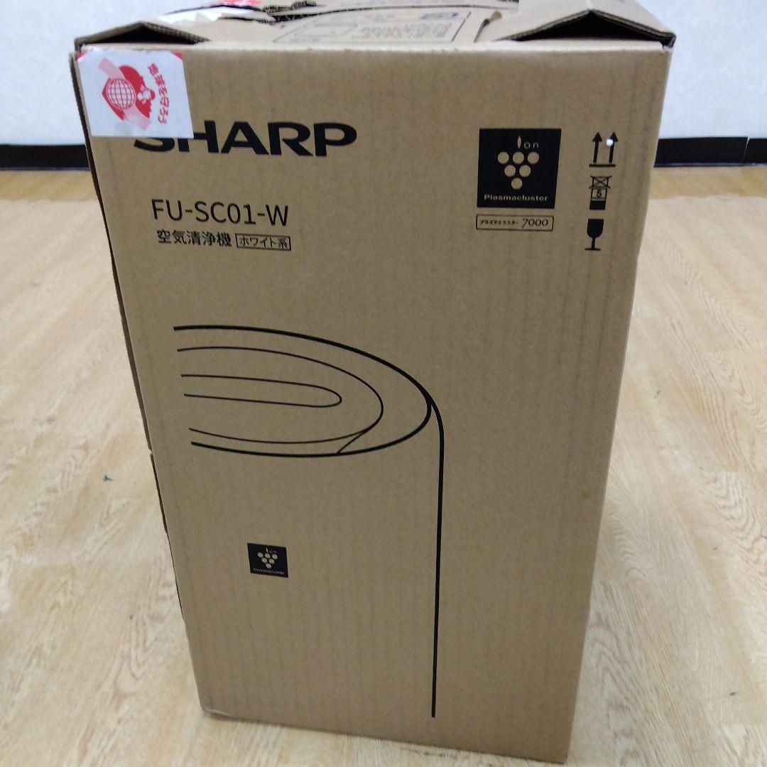SHARP FU-SC01-W 空気清浄機 ６畳まで用　高濃度プラズマクラスター