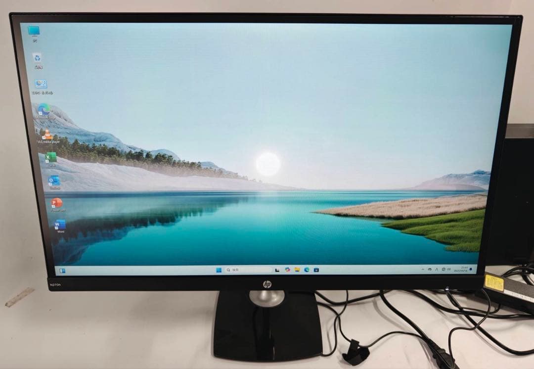 HP 27型ワイド液晶モニター　ディスプレイN270h フルHD