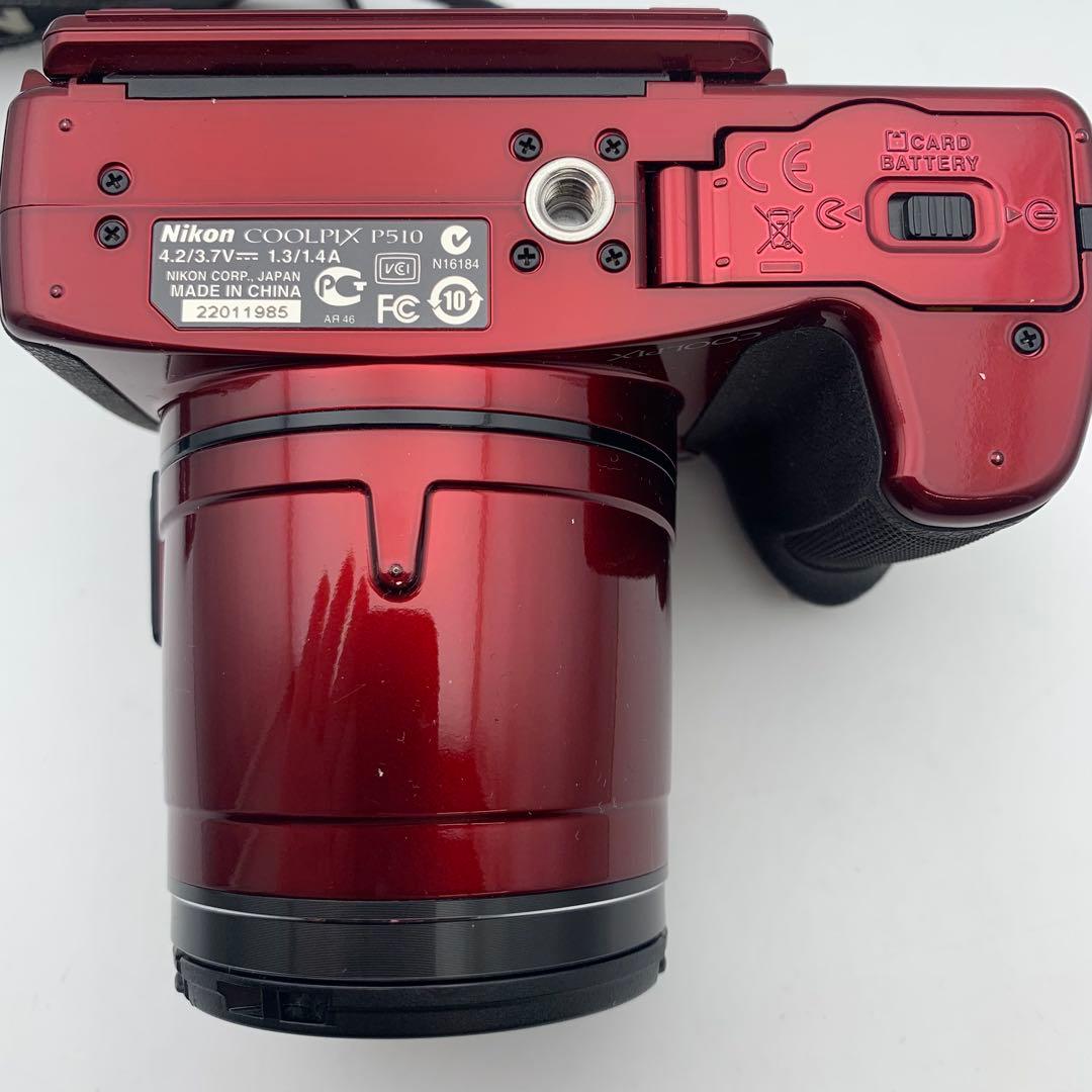 Nikon ニコン COOLPIX P510 レッド コンパクトデジタルカメラ