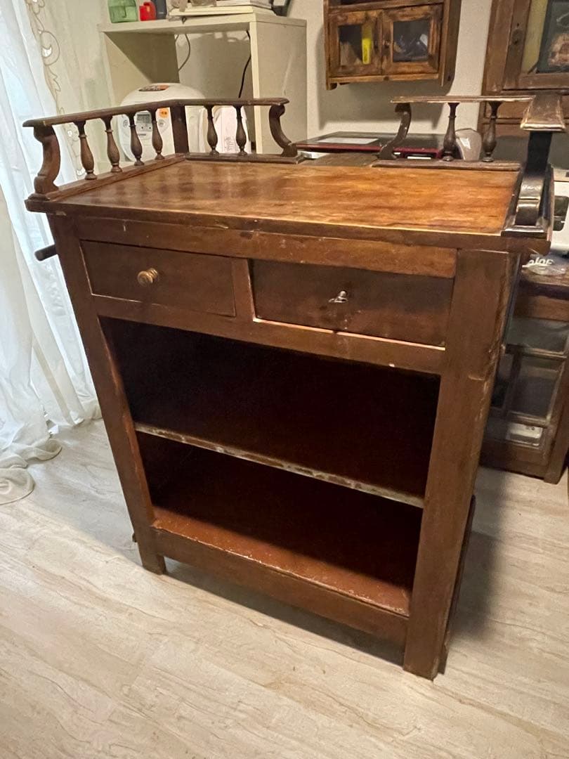 カウンター　デスク　テーブル　フランスアンティーク　アンティーク