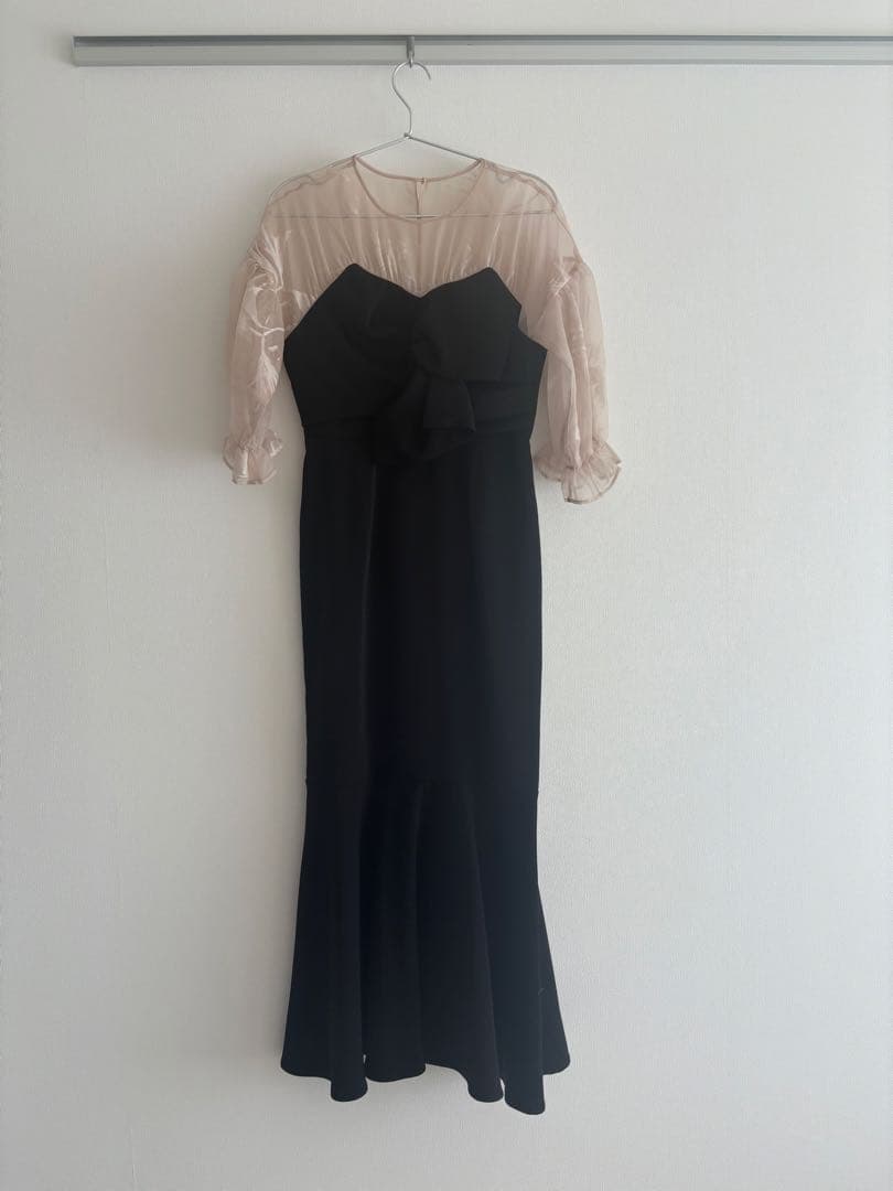 acka シアーパフドレス s