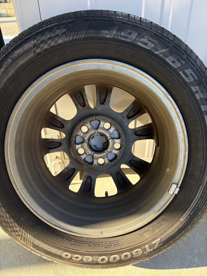 トヨタ純正ホイール　タイヤ４本セット　195\65r15