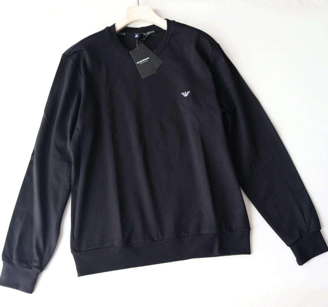 新品【エンポリオアルマーニ】上下セットトレーナー ジョガーパンツ 黒 L(XL)