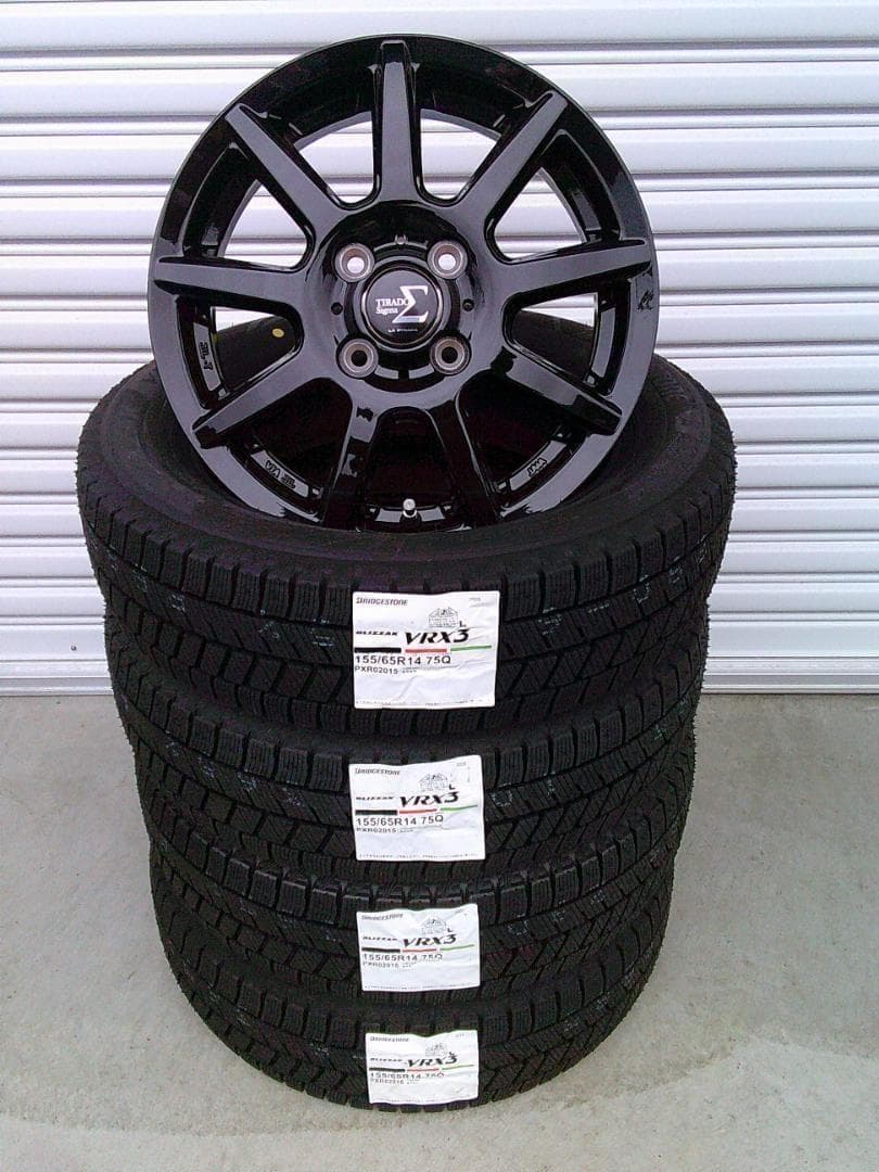 送料込☆ブリヂストン☆VRX3☆155/65R14☆軽自動車・スタッドレス