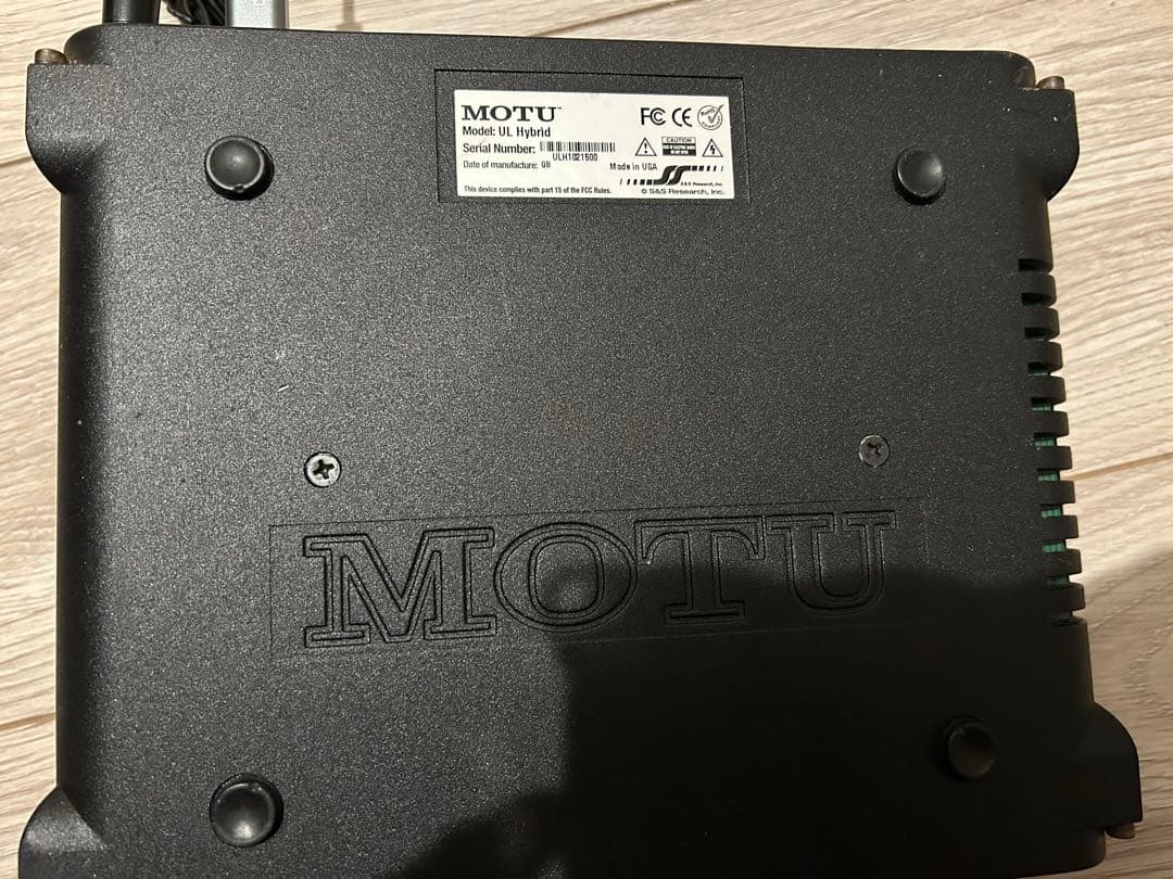 DTM・DAW MOTU ultralite mk3 hybrid