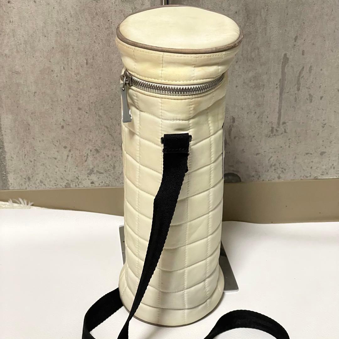 CHANEL ペットボトル入れ ボトルホルダー ココマーク CC アイボリー