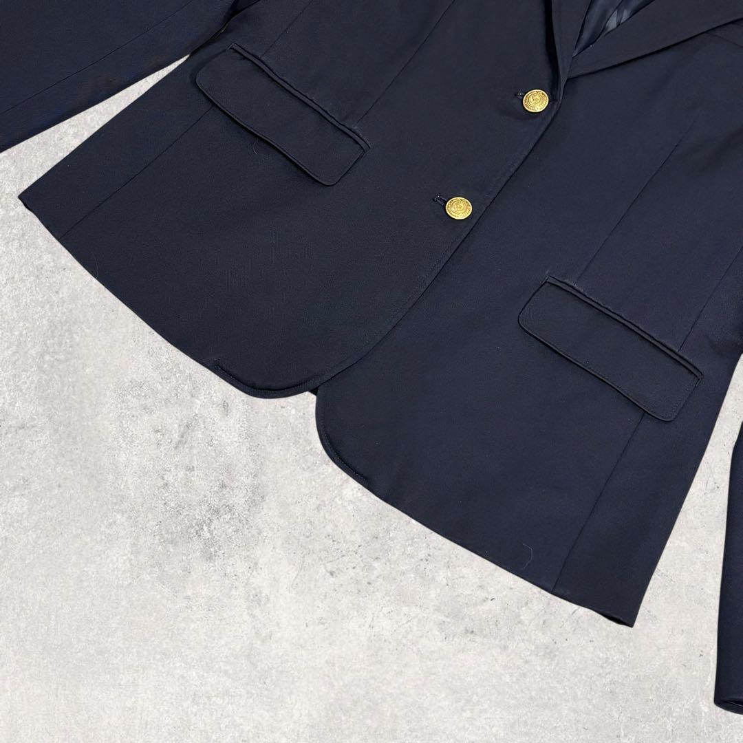 EASTBOY 紺ブレ 13号 XL相当 金ボタン テーラードジャケット 濃紺