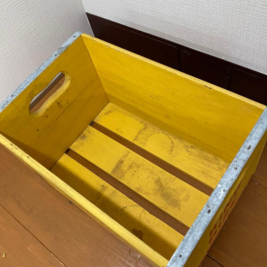 N391② ビンテージ ウッドクレート SQUIRT スクワート・ボーイ レトロ