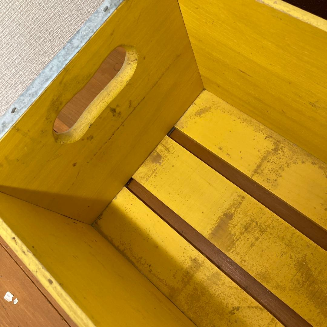 N391② ビンテージ ウッドクレート SQUIRT スクワート・ボーイ レトロ