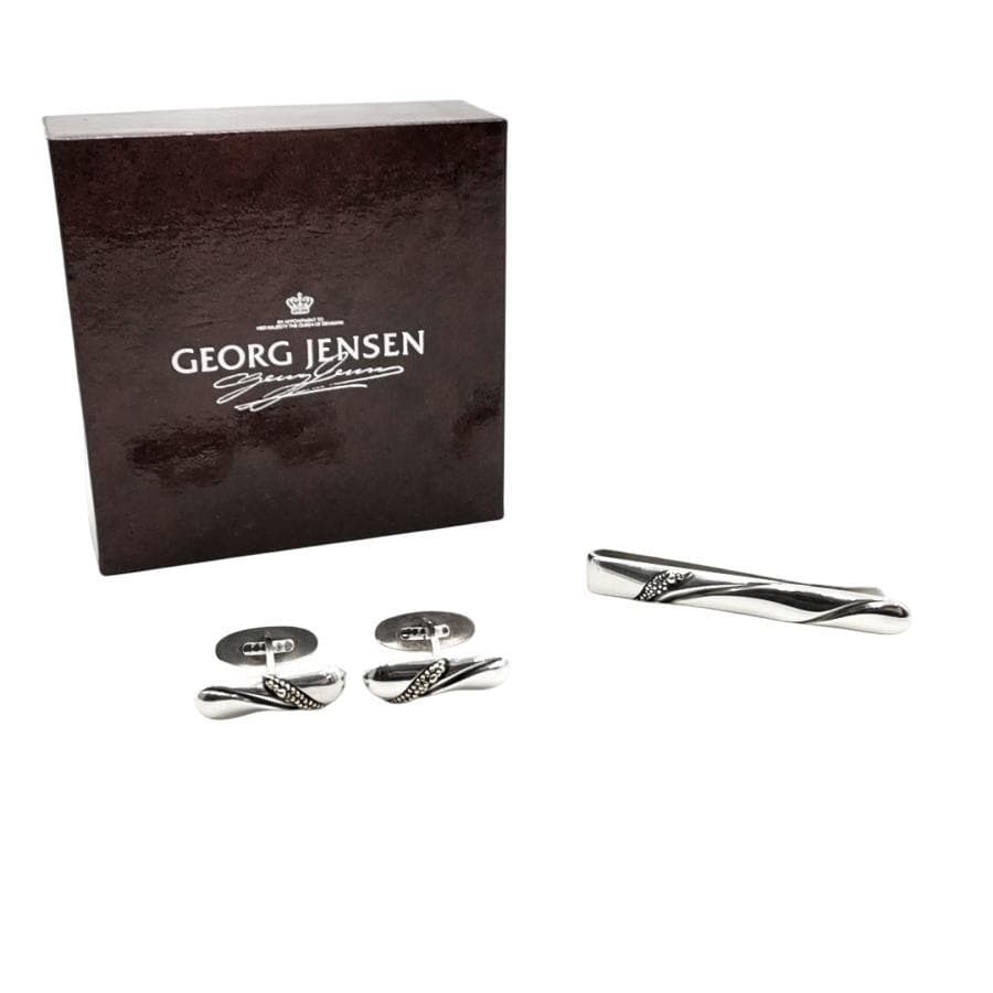美品 ジョージジェンセン ネクタイピン カフリンクス 11-25121925