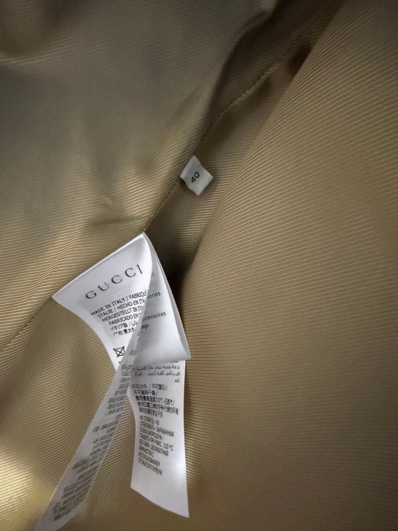 GUCCI ベスト ブルー 40