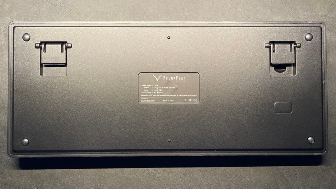 DrunkDeer A75 (追加のキーキャップ、リストレスト付き)