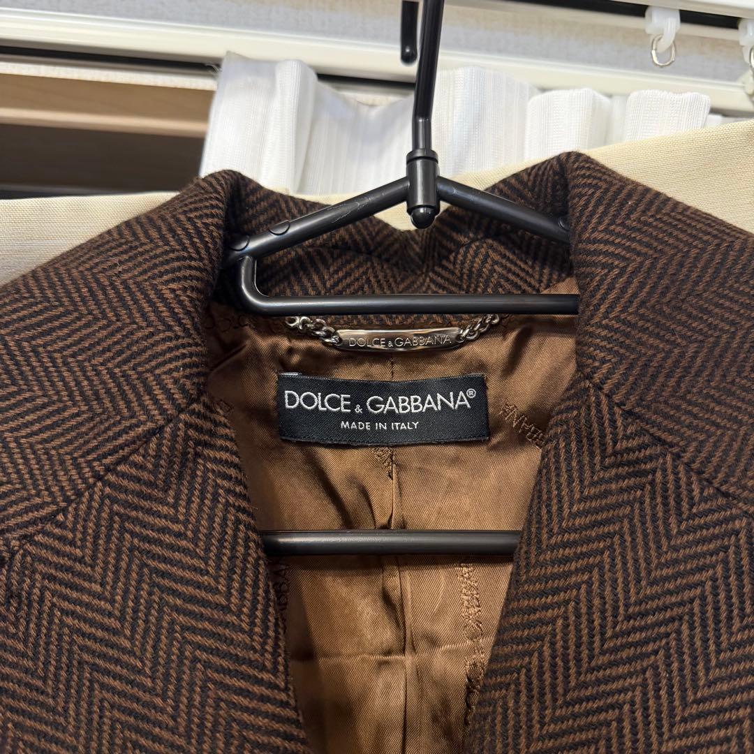DOLCE&GABBANAドルチェ&ガッバーナ ウール100テーラードジャケット