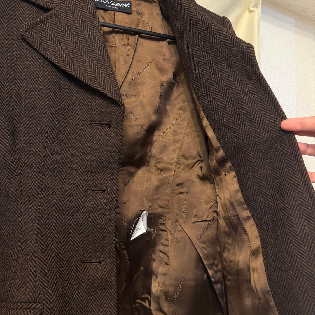 DOLCE&GABBANAドルチェ&ガッバーナ ウール100テーラードジャケット