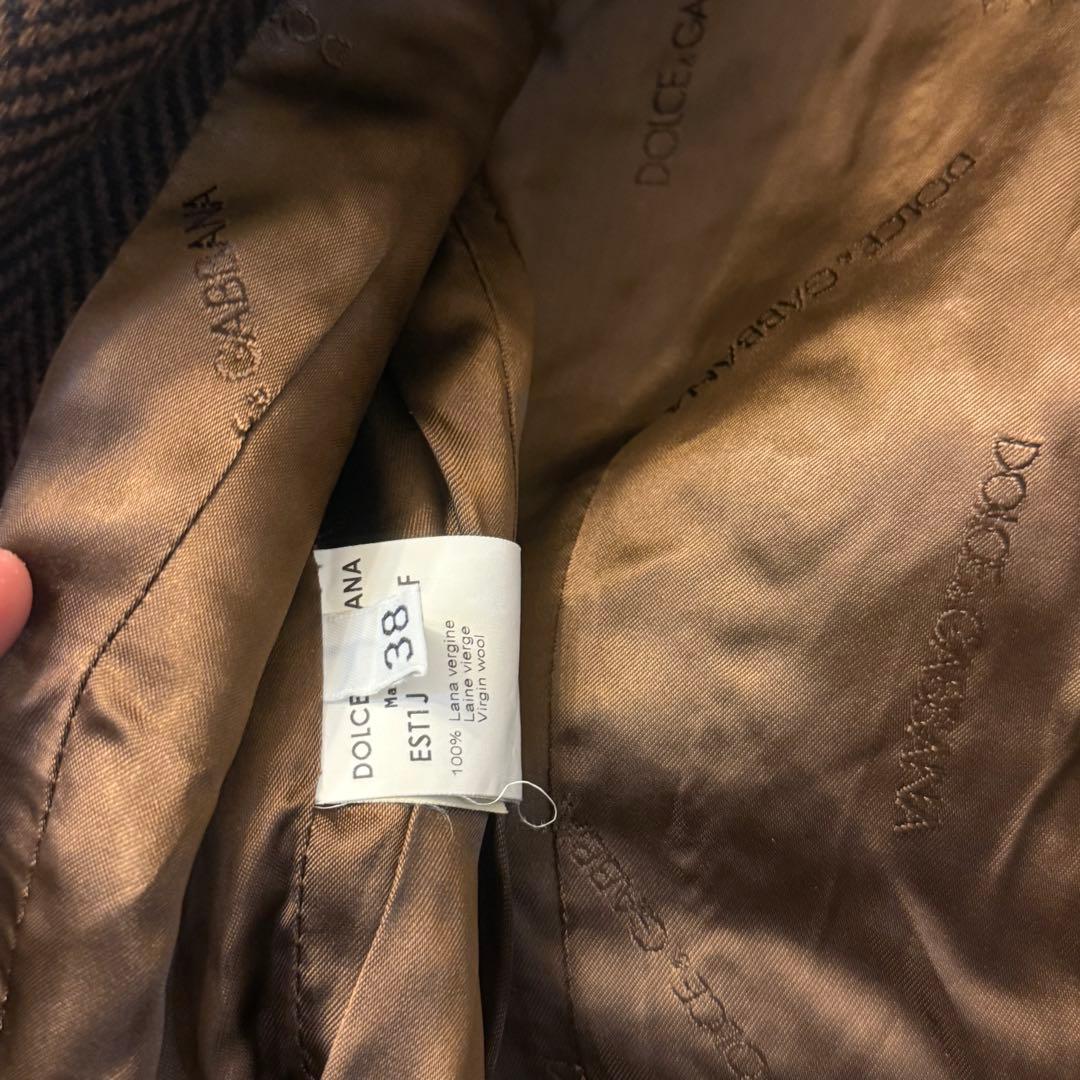 DOLCE&GABBANAドルチェ&ガッバーナ ウール100テーラードジャケット