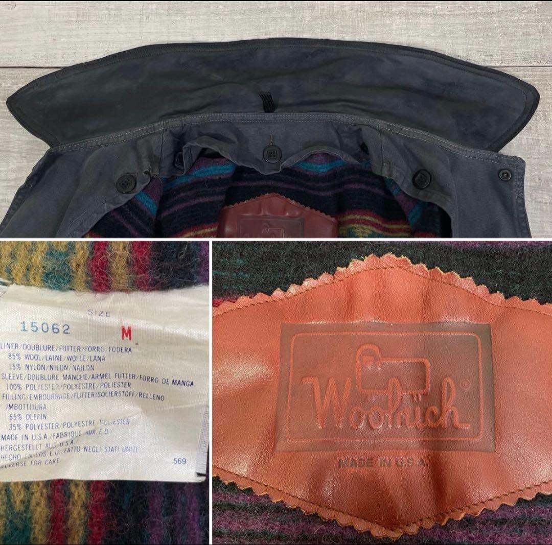 80s USA製 woolrich ダックハンティングジャケット 2way