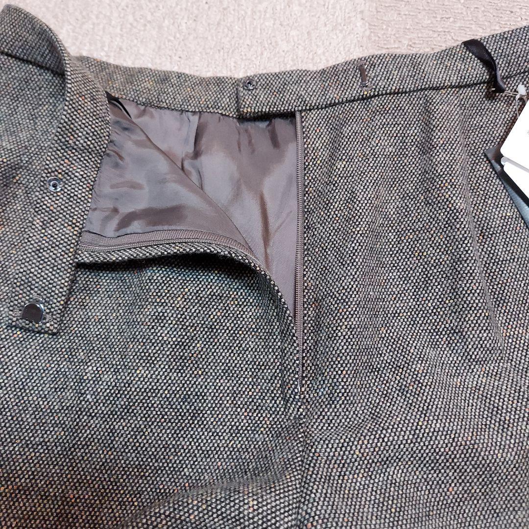 新品未使用　定価 28350円　Leilian　日本製　ツイードパンツ　15号