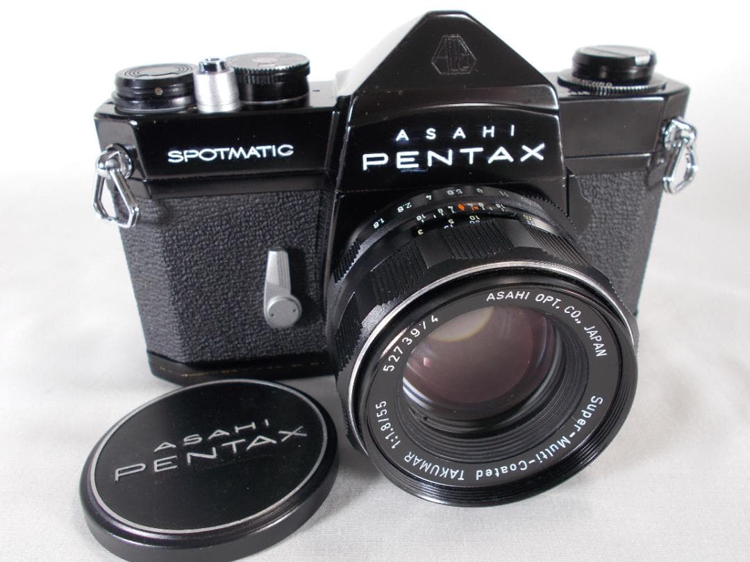 フィルムカメラ 整備済　Pentax SP + レンズ f/1.8　T170