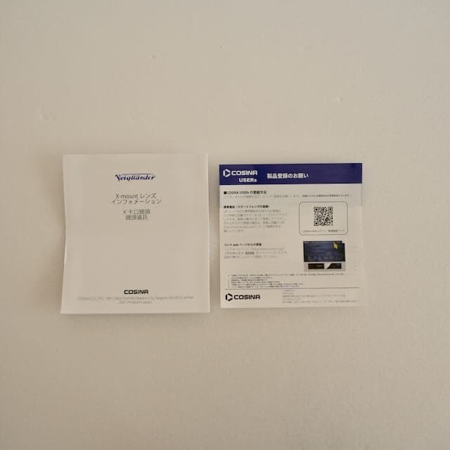 新品同様　Nokton 23mm f1.2 Aspherical　Xマウント