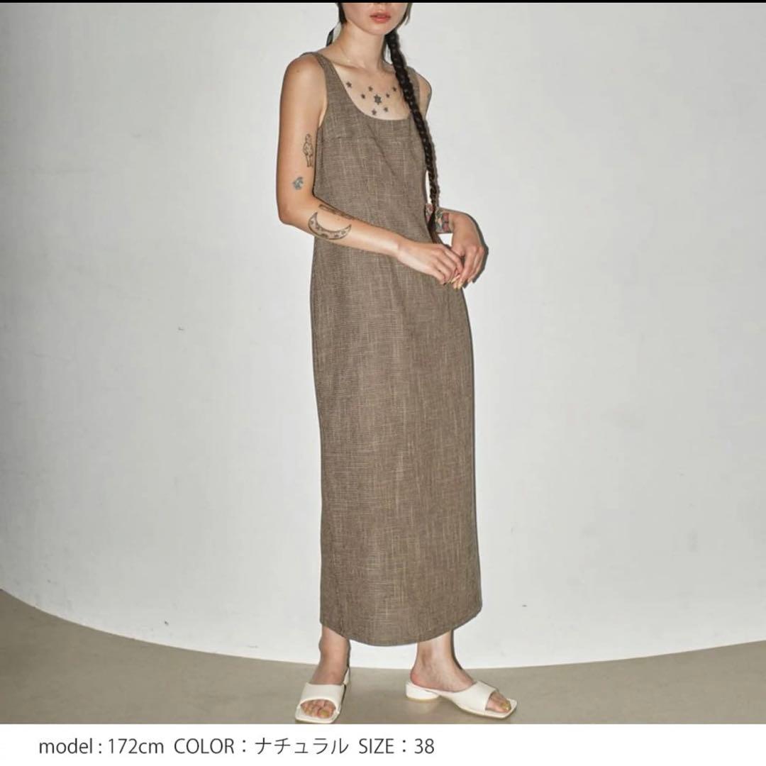 todayful チェックペンシルドレス