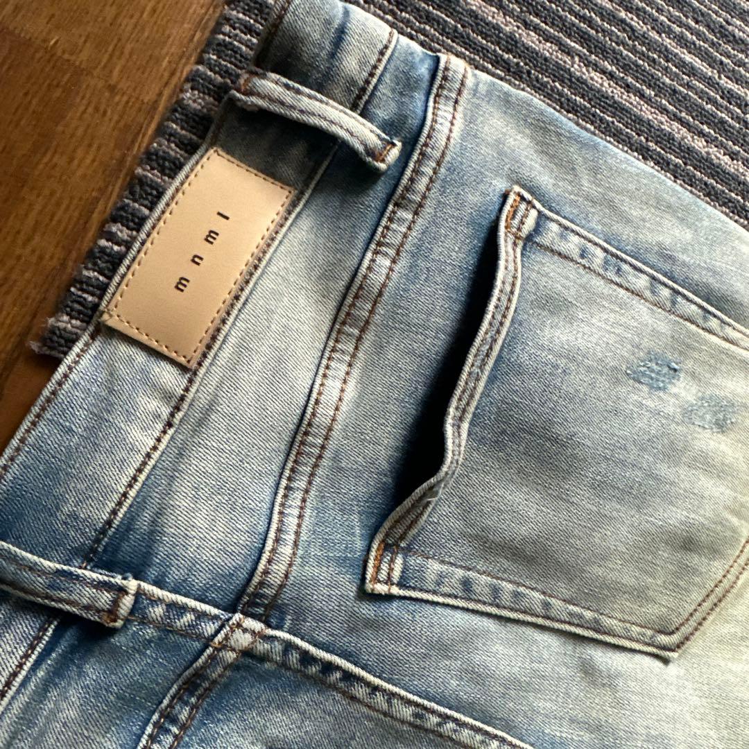 mnml ミニマル X214 STRETCH DENIM ダメージデニムスキニー