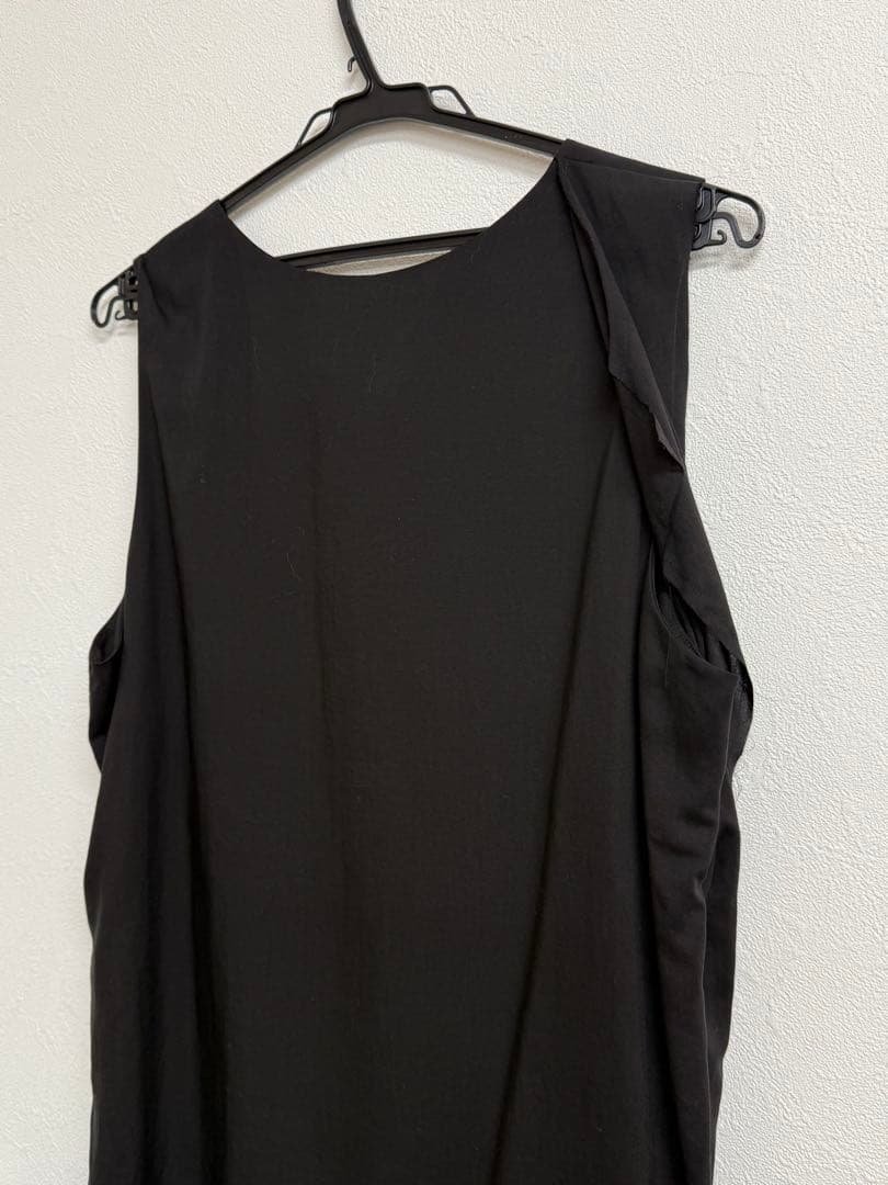 ワイズ y's 黒 ノースリーブ チュニック アシンメトリー サイズ1