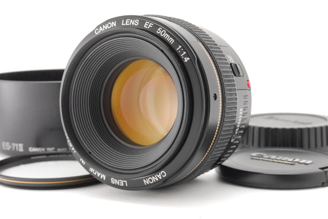 【美品】Canon EF 50mm F1.4 USM レンズ