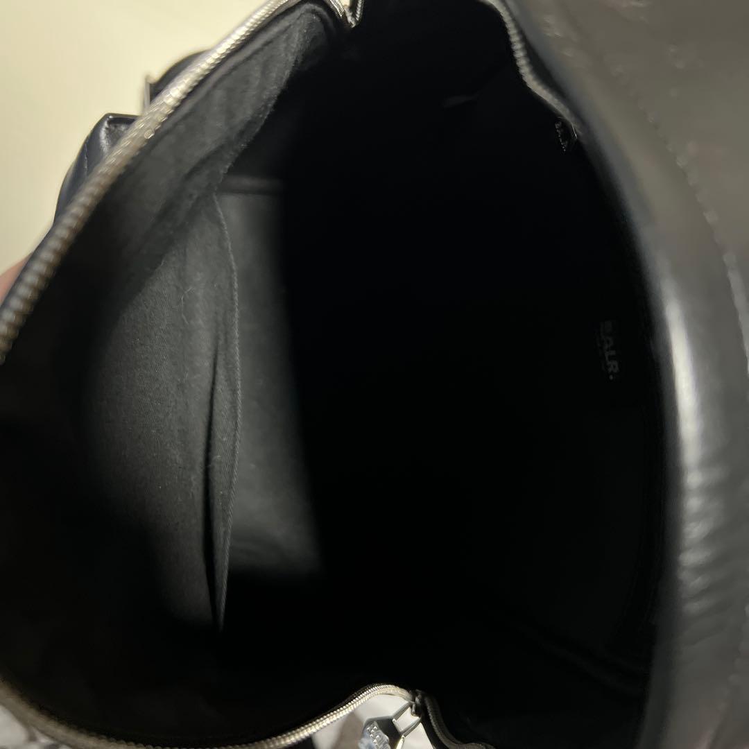 BALR. ブラックレザー バックパック