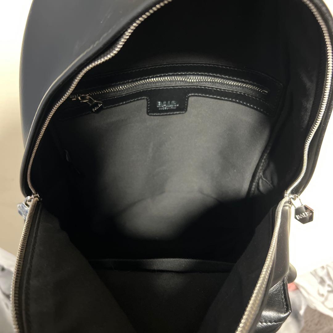 BALR. ブラックレザー バックパック