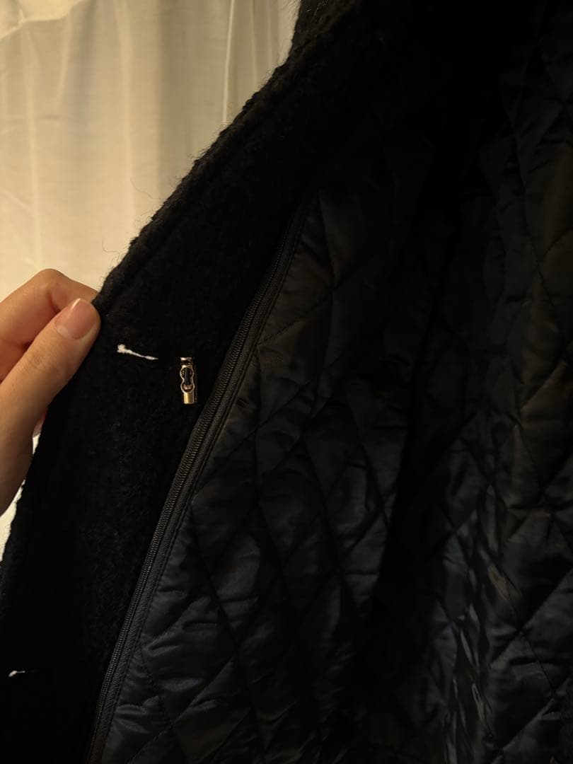 【新品未使用】yilon FUR COLLAR CLASSICAL COAT