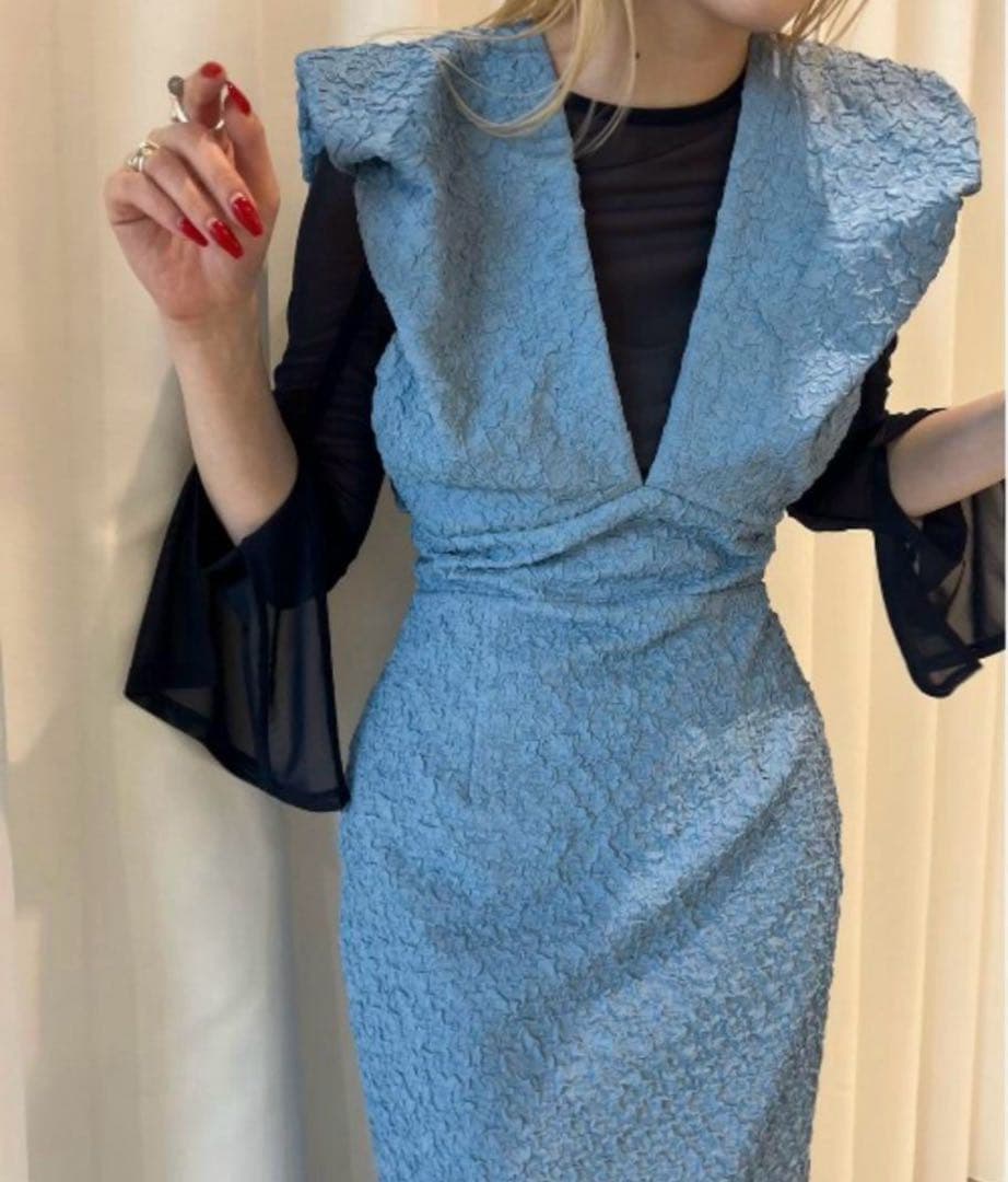 スーツ・フォーマル・ドレス Ameri vintage BALLOON SHOULDER DRESS