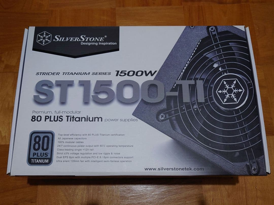 Silver Stone 1500w電源 80plus Titanium