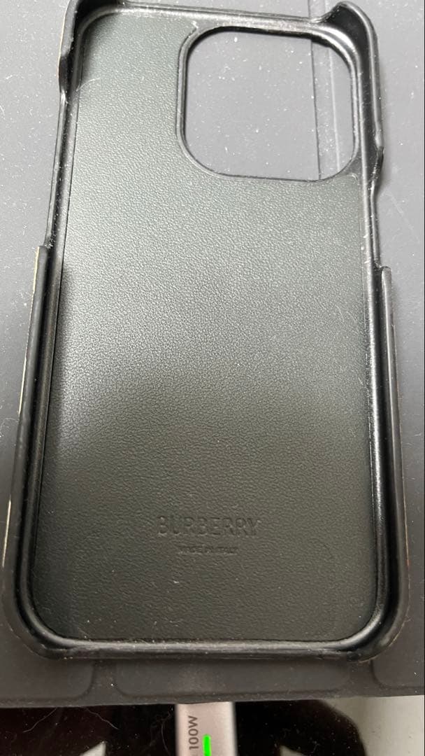 ばかぁもん BurberryケースiPhone15Pro用