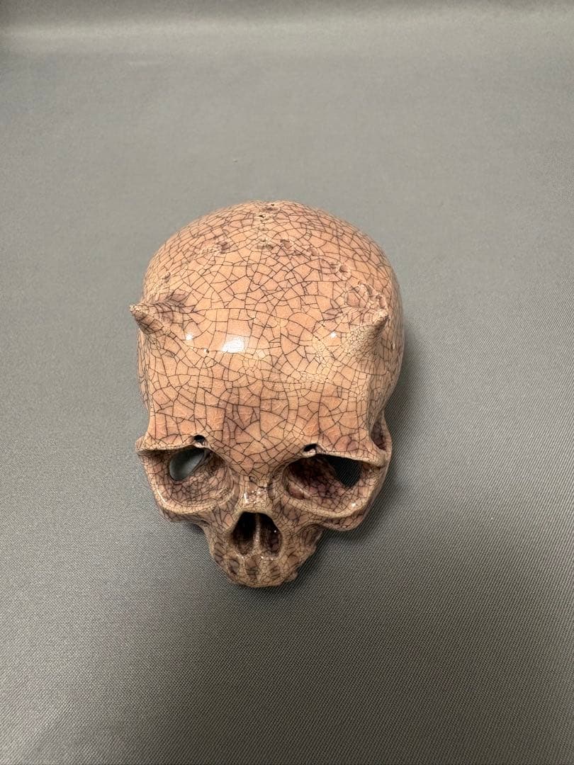 【値下】丸岡和吾　鬼ぐい呑　髑髏ぐい呑