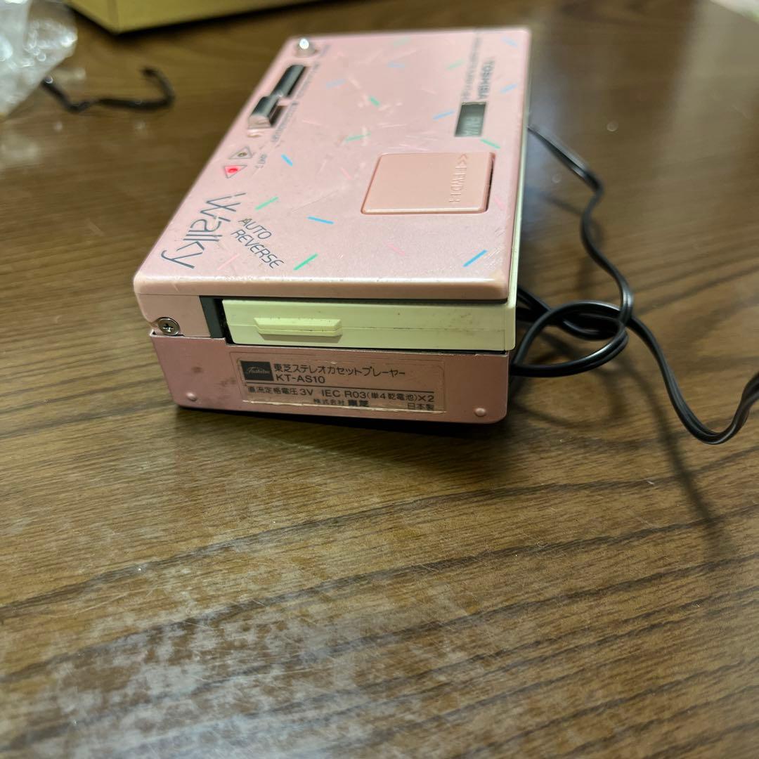 TOSHIBA Walky KT-AS10カセットプレーヤー　ジャンク