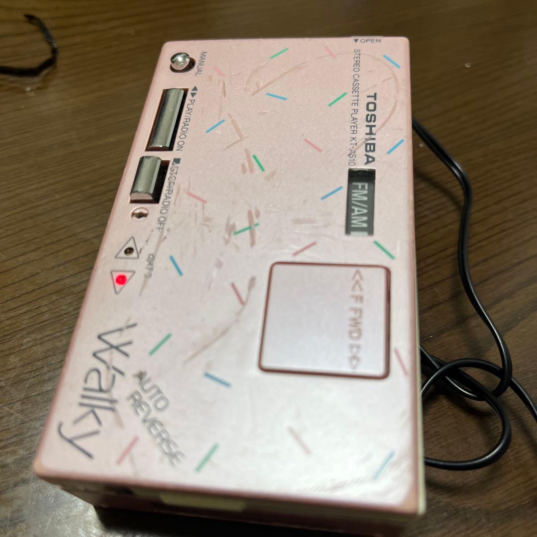 TOSHIBA Walky KT-AS10カセットプレーヤー　ジャンク
