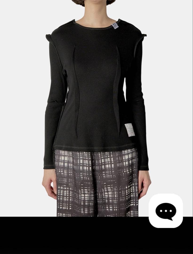 【Maison Mihara Yasuhiro】Tucked LS Tee