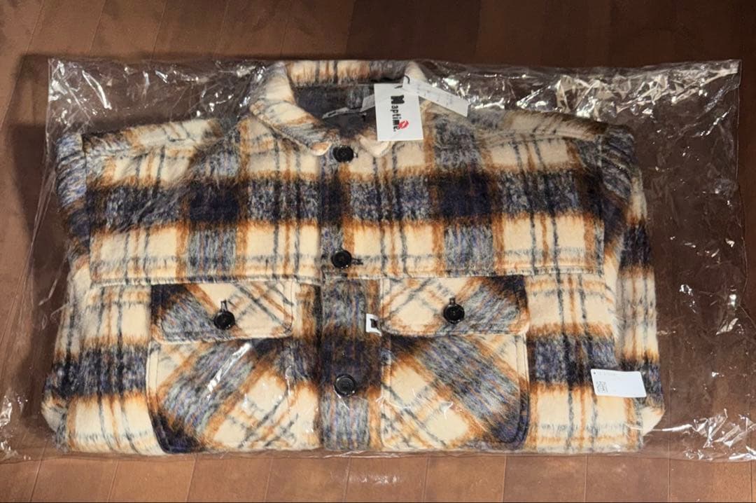 週末限定価格 Nissy Naptime チェック中綿ジャケット