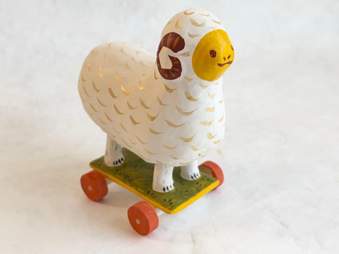 [美品・未使用]玩具ロードワークス 豊永盛人さんの張子作品