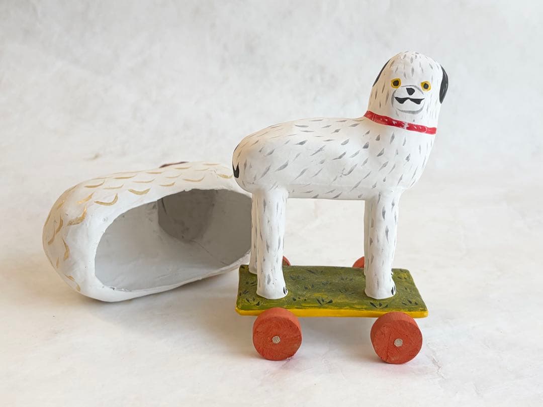 [美品・未使用]玩具ロードワークス 豊永盛人さんの張子作品