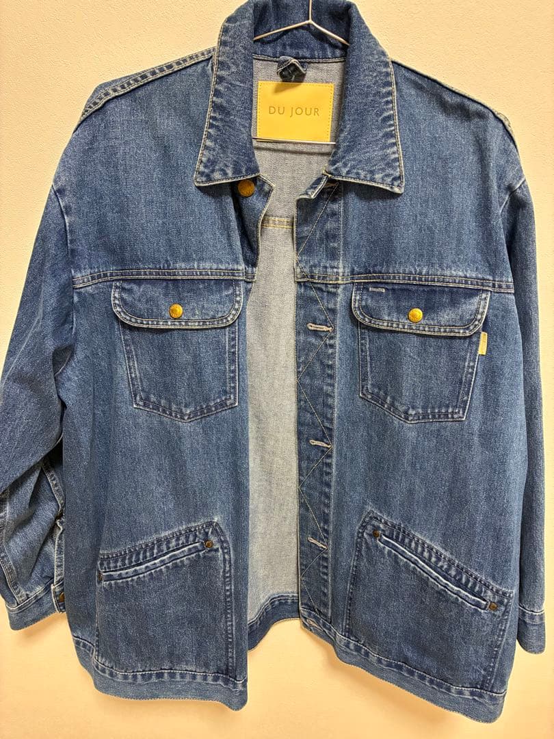 大人気　DU JOUR デニムジャケット　オーバーサイズ