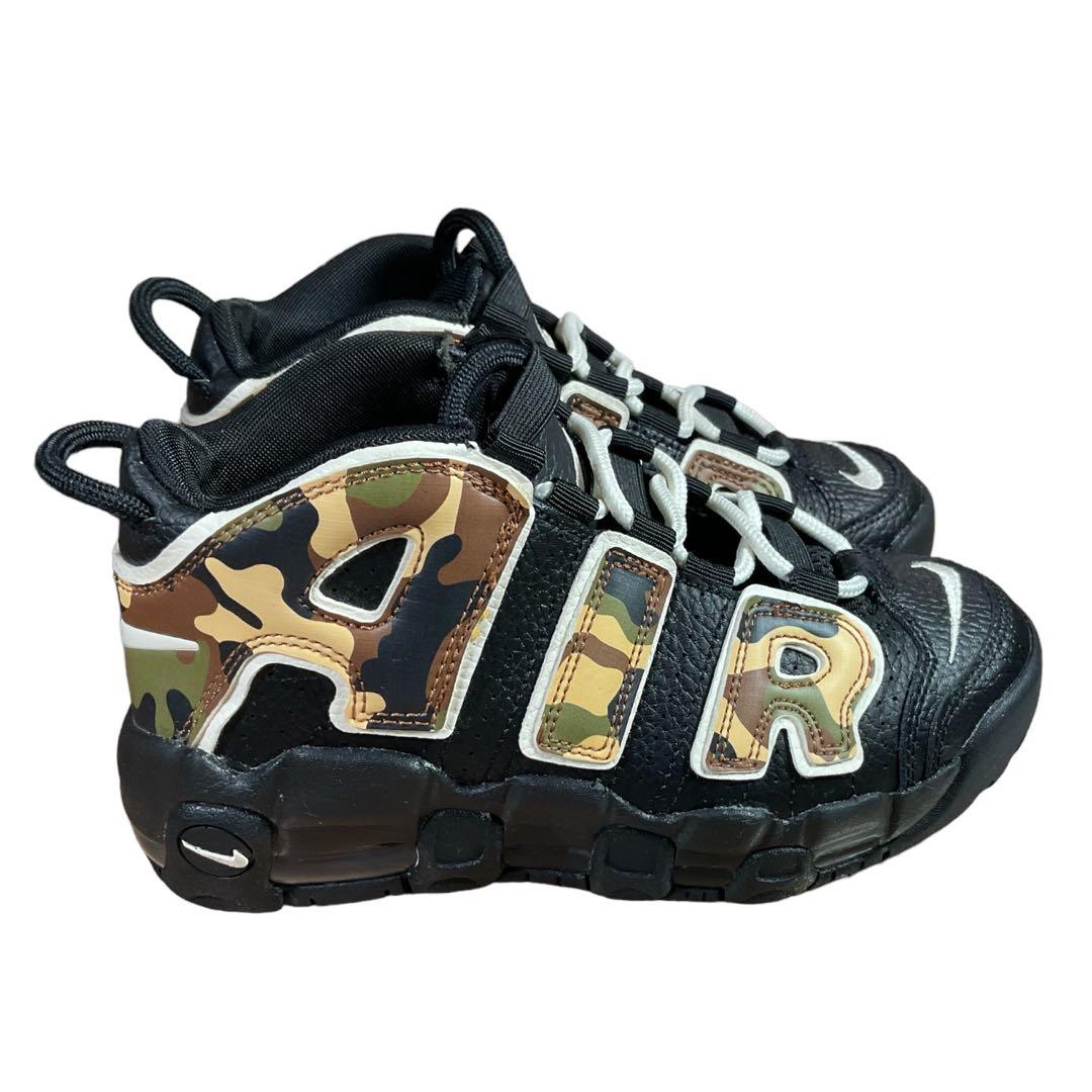 NIKE more uptempo 21cm　キッズ　カモ