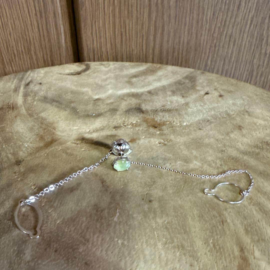 ネクタイピン　925 宝石鑑定書付き