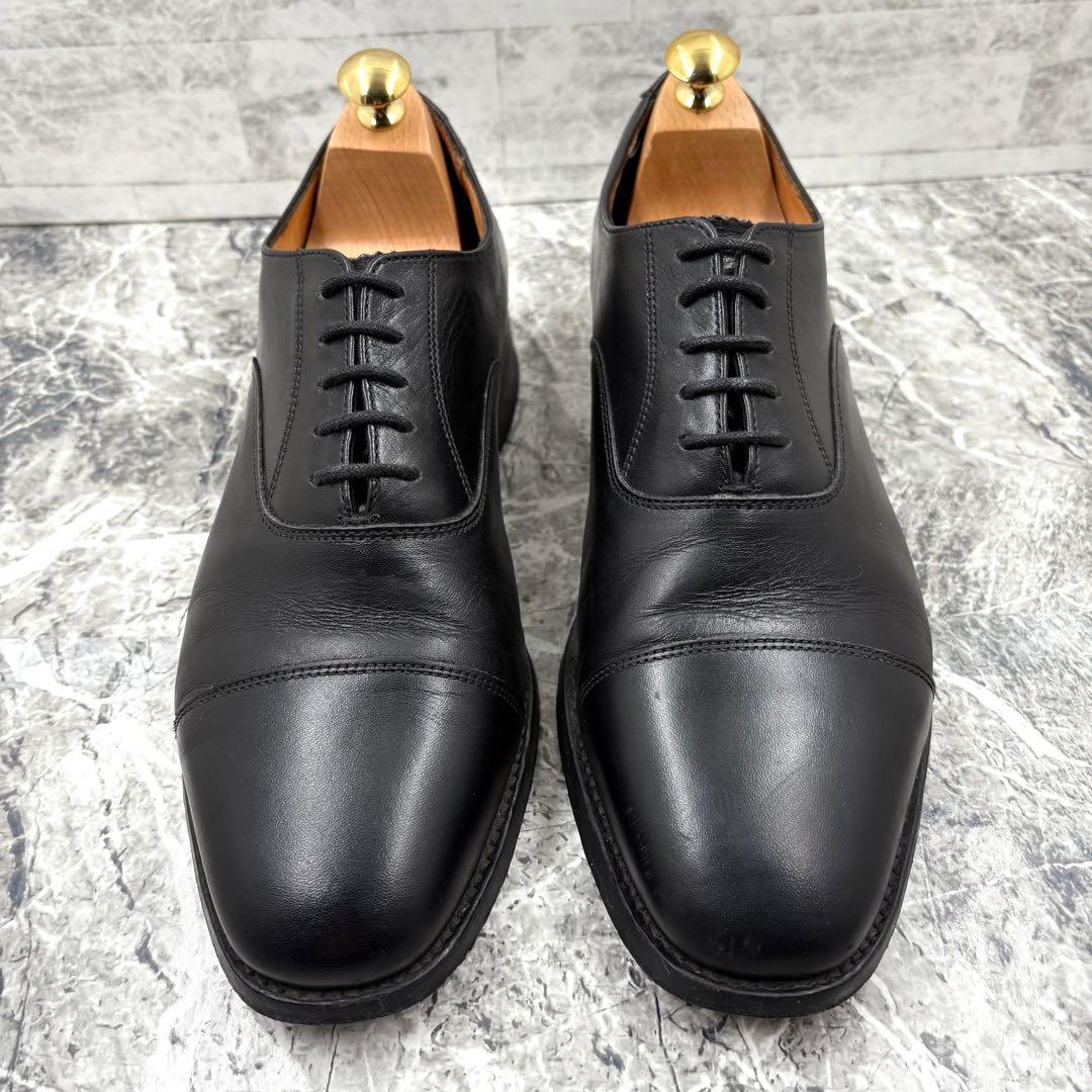 サンダース オックスフォードシューズ UK8 革靴 ブラック レザー 廃盤モデル