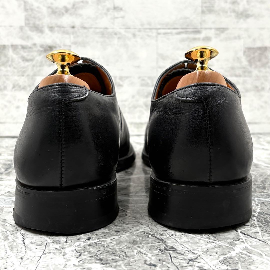 サンダース オックスフォードシューズ UK8 革靴 ブラック レザー 廃盤モデル