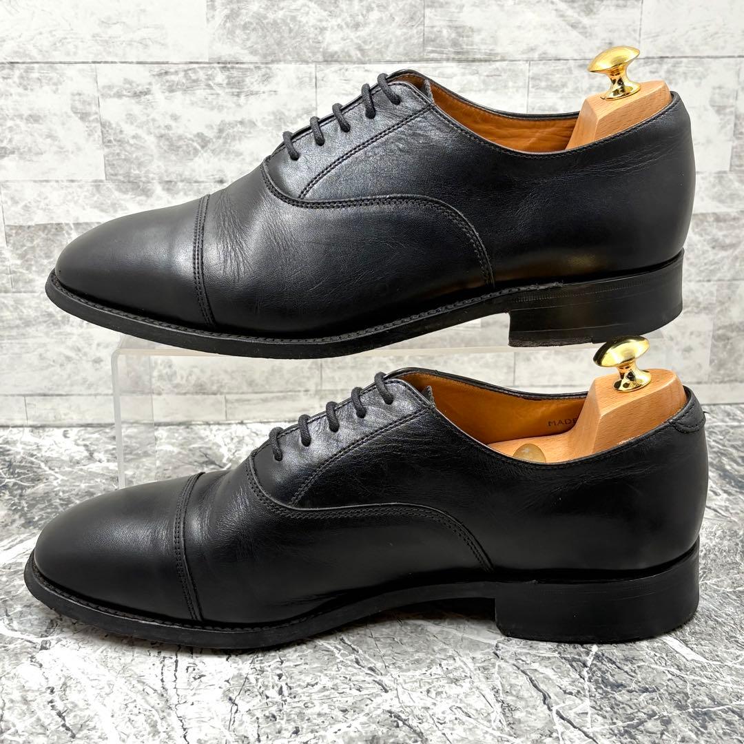 サンダース オックスフォードシューズ UK8 革靴 ブラック レザー 廃盤モデル